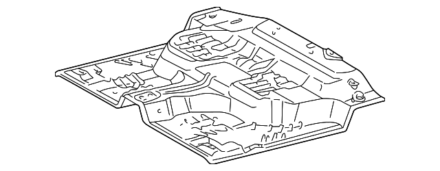 58311-04900 Деталь REAR FLOOR PAN