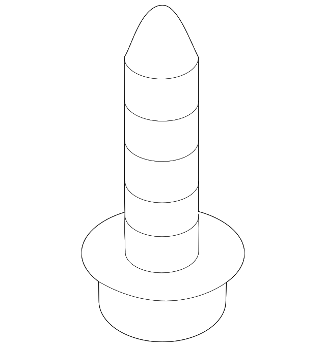 12493-05147-E Деталь BUMPER COVER SCREW, RIGHT