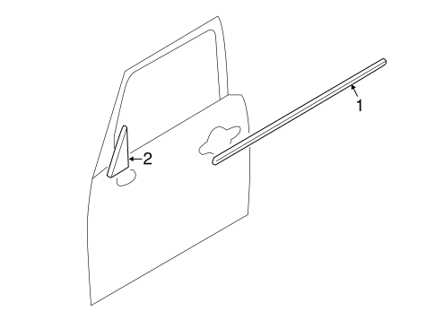 Cooper EXTERIOR TRIM - FRONT DOOR