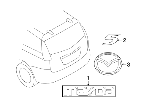 5 EXTERIOR TRIM - LIFT GATE