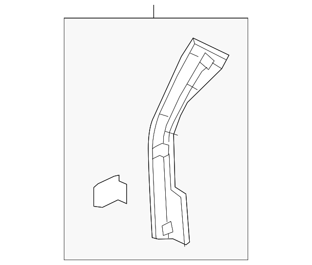 22826732 Деталь FRONT TRIM, RIGHT