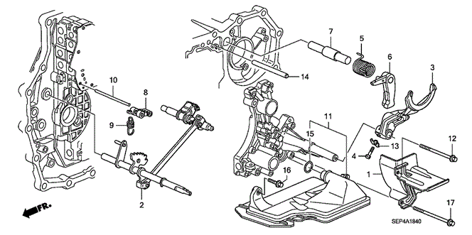 TL AT SHIFT FORK ('07)