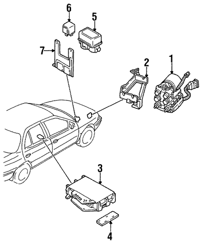 Sephia ABS COMPONENTS