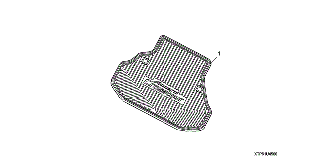 ACCESSORIES/CARGO TRAY for 2011 Honda CROSSTOUR #1
