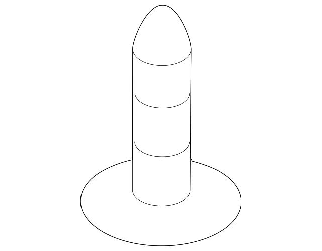 -W505427-S439 Деталь FRONT MOLDING SCREW