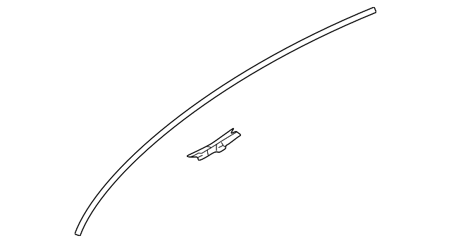 0K30A-509L0A Деталь ROOF MOLDING, LEFT