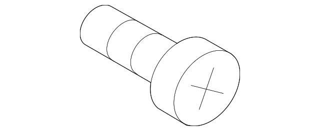 N-106-115-01 Деталь REAR SHIELD SCREW, RIGHT