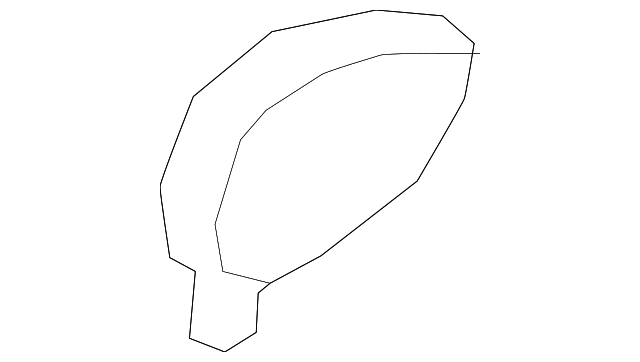 5LT15DX9AA Деталь UPPER QTR TRIM CAP, LEFT