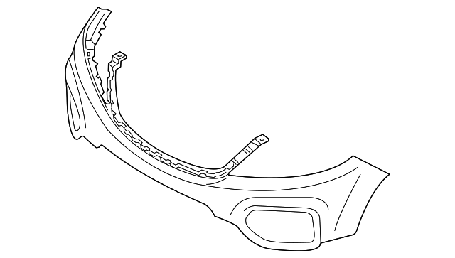 86511-1U000 Деталь BUMPER COVER