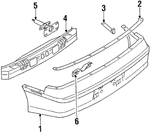Eclipse BUMPER & COMPONENTS - REAR