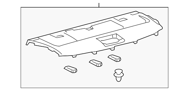 64303-06050-C0 Деталь PKG TRAY TRIM