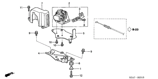 TSX SEDAN ACCELERATOR SENSOR