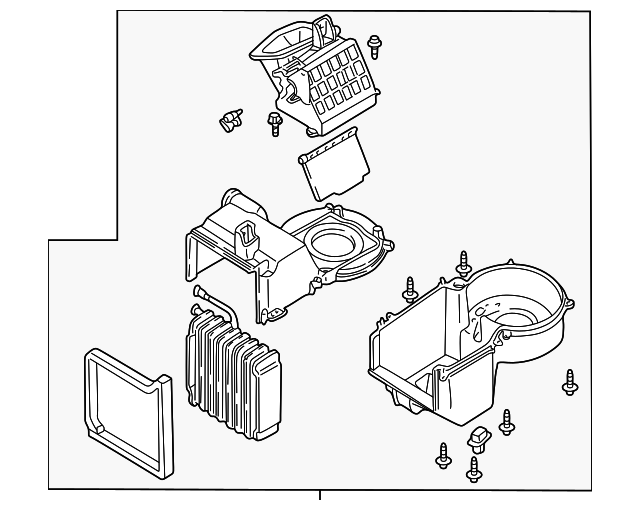 6L8Z-19850-AA Деталь EVAPORATOR ASSY