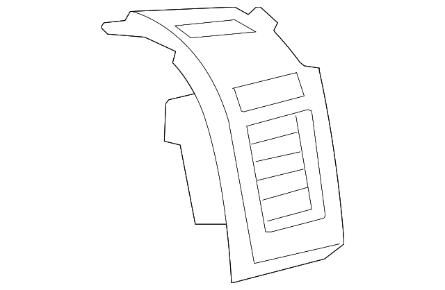 1EQ94DK7AC Деталь AIR DUCT, RIGHT