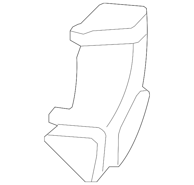 68004039AA Деталь FLOOR DUCT, LEFT