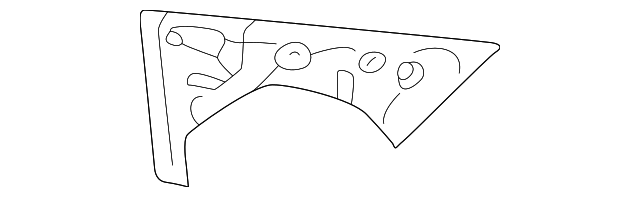 MR476223 Деталь UPPER PILLAR, LEFT