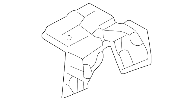MR344392 Деталь PKG TRAY SUPPORT, RIGHT