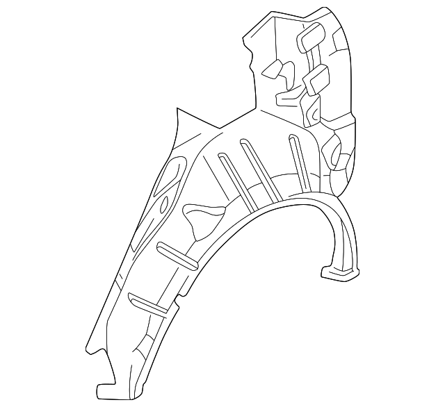 MR325470 Деталь LOWER PANEL, RIGHT