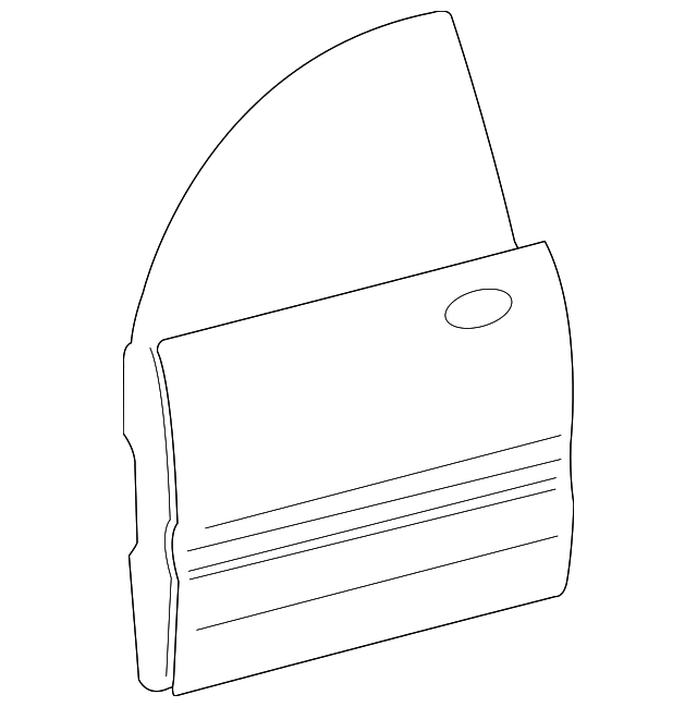 76003-2G010 Деталь DOOR SHELL, LEFT