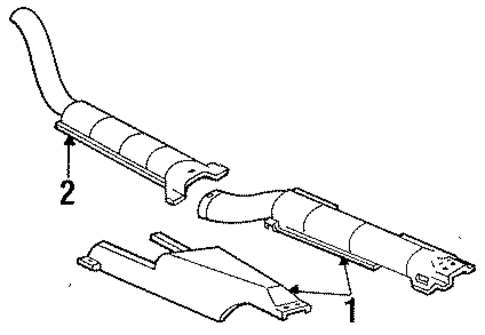 Escort EXHAUST COMPONENTS