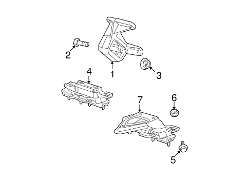 Dakota ENGINE & TRANS MOUNTING