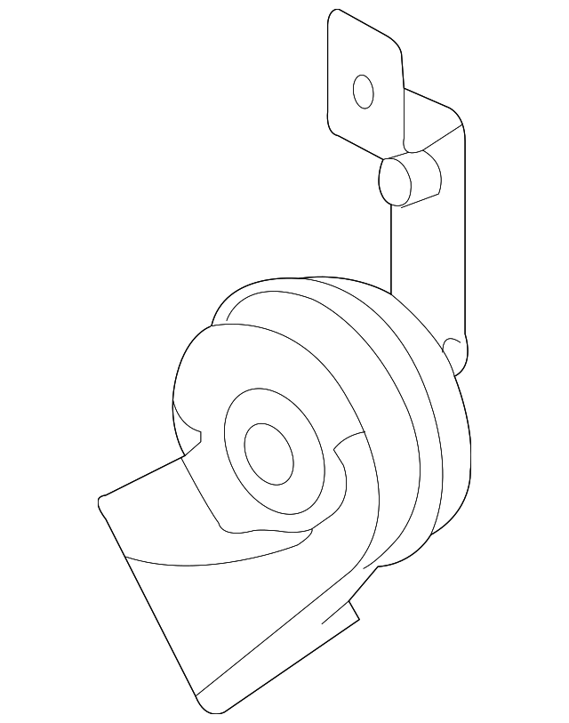 96611-4D000 Деталь LOW NOTE HORN