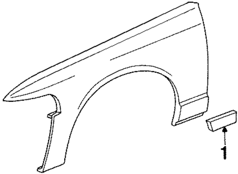 Crown Victoria EXTERIOR TRIM - FENDER