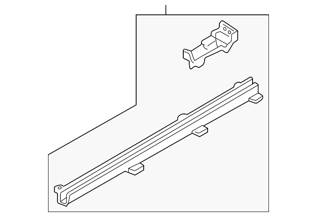 89551-7B000 Деталь SLIDE ASSY, LEFT