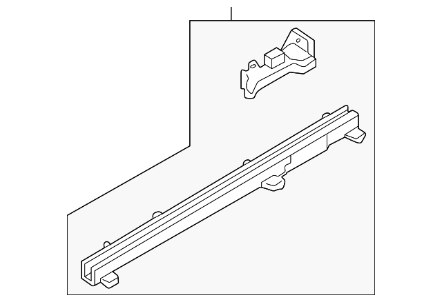 89501-7B000 Деталь SLIDE ASSY, RIGHT