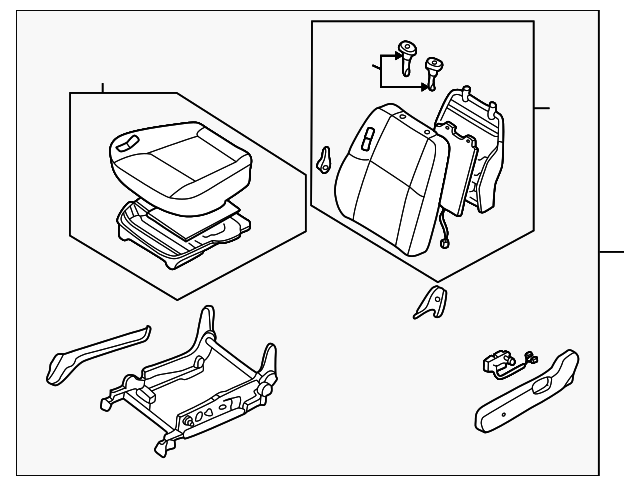 870501W406 Деталь SEAT ASSY