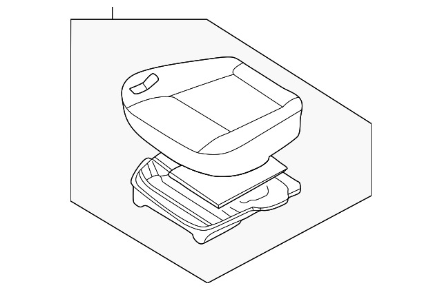 873501W301 Деталь SEAT CUSHION