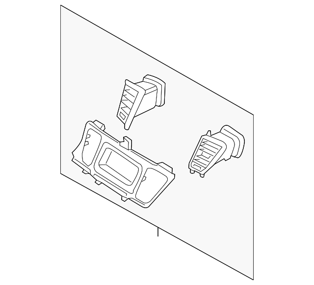 84740-3RAB0CA Деталь CENTER PANEL