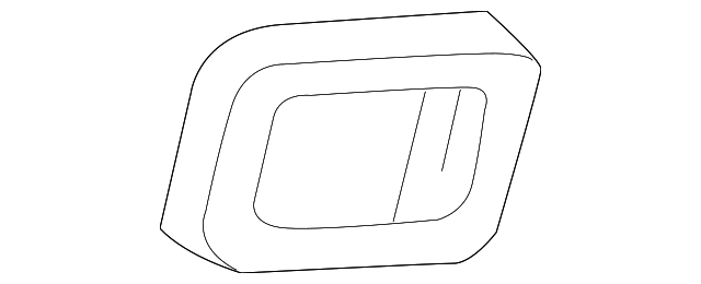 15763016 Деталь HANDLE BEZEL, RIGHT