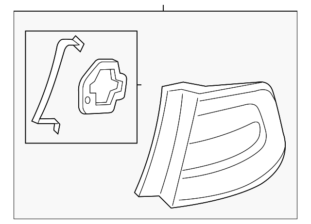 68081395AH Деталь TAIL LAMP ASSY, LEFT