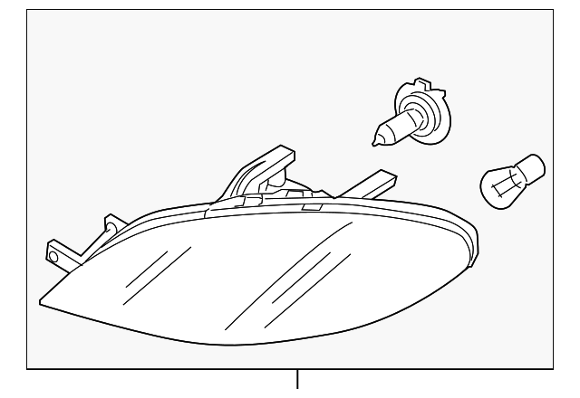 3510085Z20 Деталь HEADLAMP ASSY, RIGHT