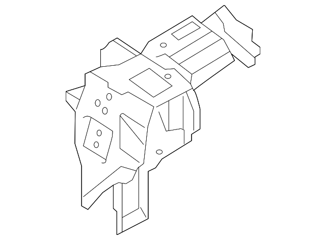 6384057L00 Деталь PARTITION PANEL, LEFT
