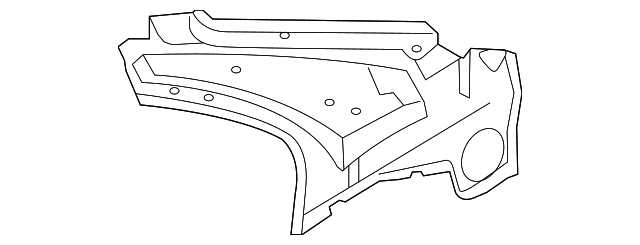 6331157L00 Деталь UPPER PANEL, RIGHT