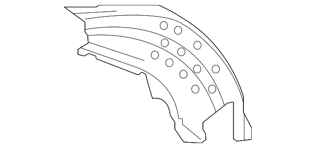 6373157L00 Деталь UPPER REINF, LEFT