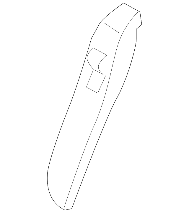 88680-ZX00B Деталь SEAT BACK END, LEFT
