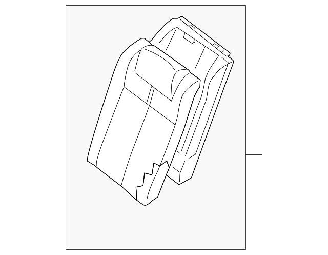 88650-ZX20C Деталь SEAT BACK ASSY, LEFT