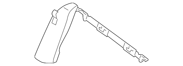88630-JA24A Деталь SEAT BACK END, RIGHT