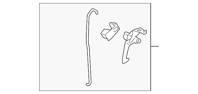 53540-0C040 CATCH LEVER