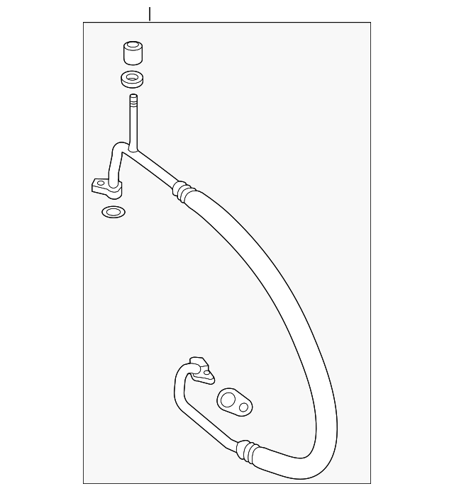 F2GZ-19D742-A REAR AC TUBE