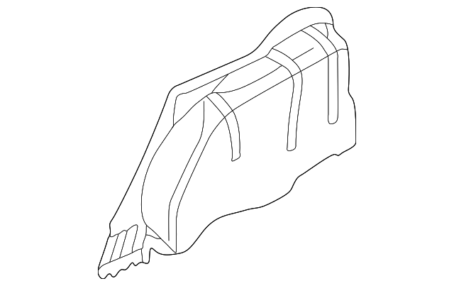 3B5-803-422-D Деталь INNER WHEELHOUSE, RIGHT