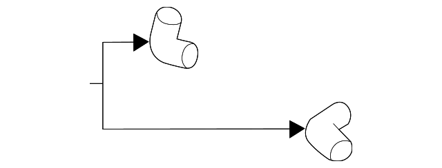 4429812 Деталь LINE ELBOW