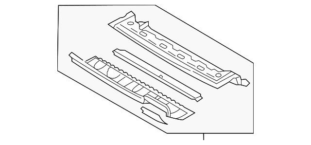 67130-3E000 Деталь REAR HEADER