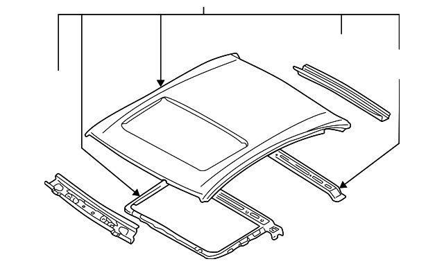 73100-2Y030 Деталь ROOF ASSY