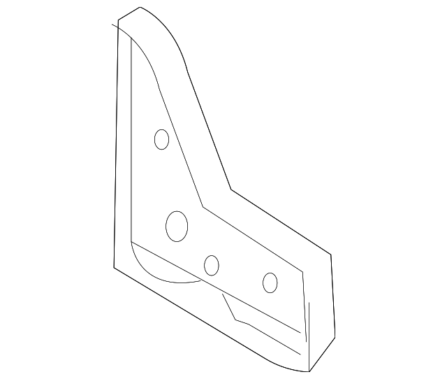 6153279J00 Деталь FRONT PANEL REINFORCEMENT, LEFT