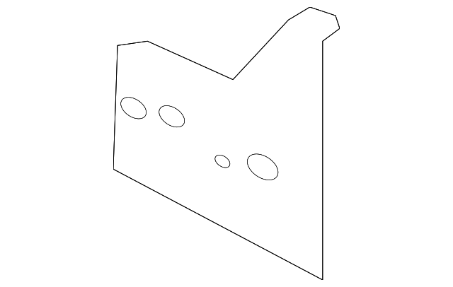 6153179J00 Деталь FRONT PANEL REINFORCEMENT, RIGHT