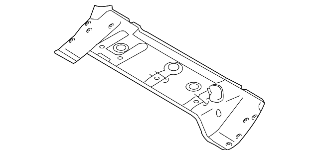 6151275K00 Деталь CENTER FLR PAN
